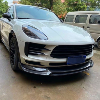 Wysokiej jakości zestaw z włókna węglowego Macan Body Kit ForMacan przednia i tylna spódnice spoiler szeroka korpuski