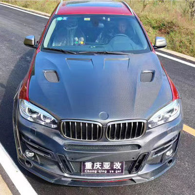 Sprzedaż dla BMW X5 X6 F15 F16 Kapucha z włókien węglowych Kapucha z włókien węglowych X5 X6 pokrywa z włókien węglowych
