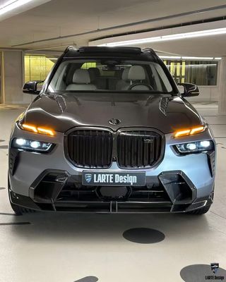 BMW X7 Włókno węglowe Body Kit X7 LD stylu Włókno węglowe przednie usta dyfuzor spoiler kaptura koło łuk