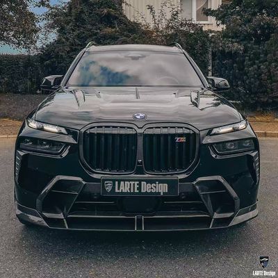 BMW X7 Włókno węglowe Body Kit X7 LD stylu Włókno węglowe przednie usta dyfuzor spoiler kaptura koło łuk