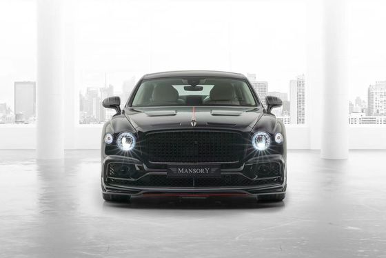 Bentley Flying Spur Korpus z włókna węglowego Kit Flying Spur ulepszenia w stylu MANSORY przedni dyfuzor wargi spoiler z maską