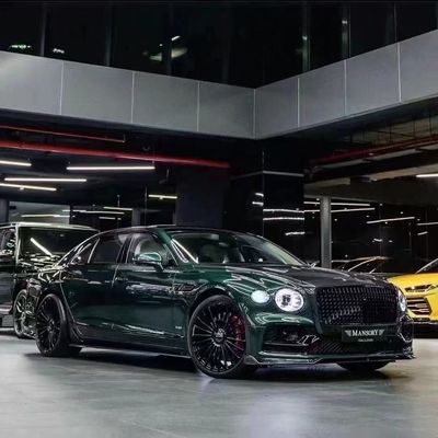 Bentley Flying Spur Korpus z włókna węglowego Kit Flying Spur ulepszenia w stylu MANSORY przedni dyfuzor wargi spoiler z maską