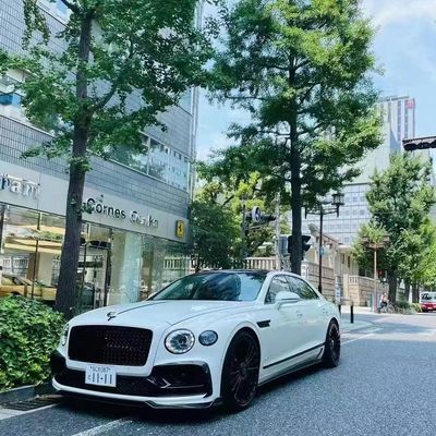 Bentley Flying Spur Korpus z włókna węglowego Kit Flying Spur ulepszenia w stylu MANSORY przedni dyfuzor wargi spoiler z maską