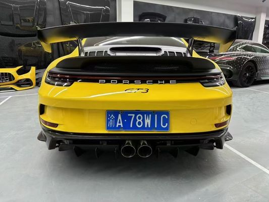 Porsche 992 Karoseria z włókna węglowego Kit 992 GT3 stylu przedni i tylni zderzak spódnica boczna spoiler kaptur