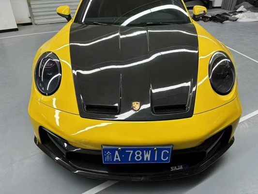 Porsche 992 Karoseria z włókna węglowego Kit 992 GT3 stylu przedni i tylni zderzak spódnica boczna spoiler kaptur