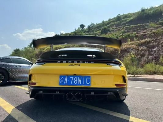 Porsche 992 Karoseria z włókna węglowego Kit 992 GT3 stylu przedni i tylni zderzak spódnica boczna spoiler kaptur