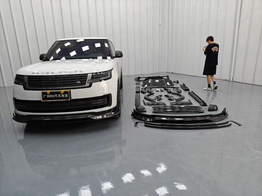 Land Rover Range Rover Body Kit z włókna węglowego Range Rover Uaktualniony przedni dyfuzor ust w stylu Mansory
