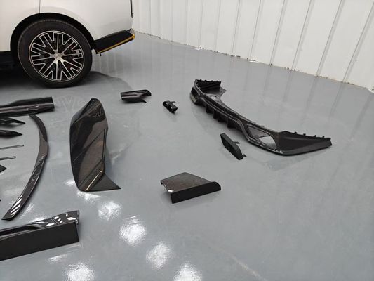 Land Rover Range Rover Body Kit z włókna węglowego Range Rover Uaktualniony przedni dyfuzor ust w stylu Mansory
