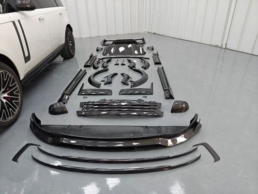 Land Rover Range Rover Body Kit z włókna węglowego Range Rover Uaktualniony przedni dyfuzor ust w stylu Mansory