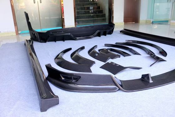 Model Tesla X Włókno węglowe Zestaw nadwozia Model X Włókno węglowe przednie usta dyfuzor Spoiler maszyna koło łukowe szerokie zestaw nadwozia
