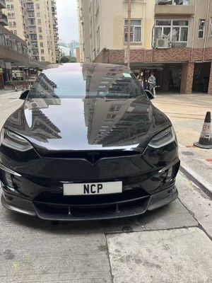 Model Tesla X Włókno węglowe Zestaw nadwozia Model X Włókno węglowe przednie usta dyfuzor Spoiler maszyna koło łukowe szerokie zestaw nadwozia