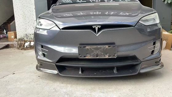 Model Tesla X Włókno węglowe Zestaw nadwozia Model X Włókno węglowe przednie usta dyfuzor Spoiler maszyna koło łukowe szerokie zestaw nadwozia