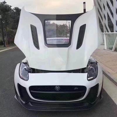 Wysokiej jakości kapsuła z włókien węglowych typu F z włókien węglowych typu F dla Jaguar F-Type Upgrade IMP Style Hood