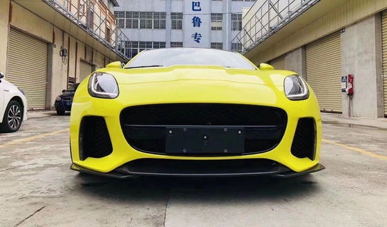 Do Jaguar F-Type Body Kit Włókno węglowe i FPR F-Type Upgraded SVR Style Front Bumper Body Kit