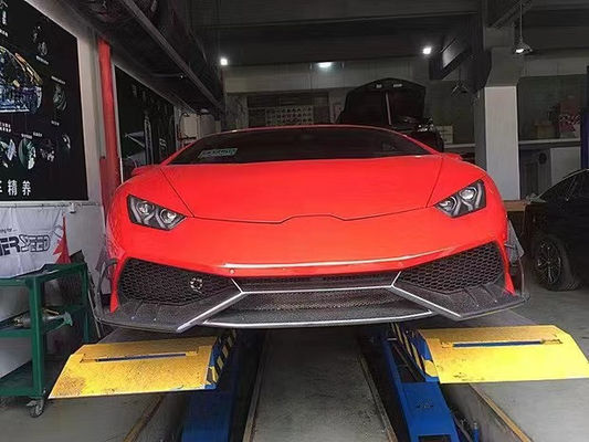 Dla Lamborghini LP580 LP610 Węglowodanowy zestaw nadwozia LP580 LP610 Modernizowany styl MSY przednia bielizna z dyfuzorem warg spoiler