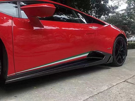 Dla Lamborghini LP580 LP610 Węglowodanowy zestaw nadwozia LP580 LP610 Modernizowany styl MSY przednia bielizna z dyfuzorem warg spoiler