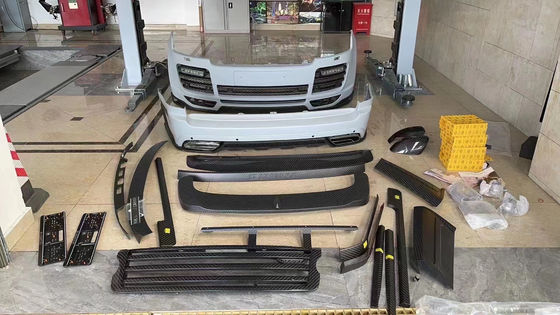 Czarny Range Rover Bodykits 240mm Carbon Fiber Widebody Kit 2019-