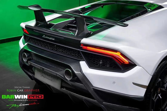 Dla Lamborghini LP580 LP610 Węglowoniowy zestaw nadwozia LP580 LP610 Uaktualniony LP640 stylu przedni i tylni zderzak spoiler Hood