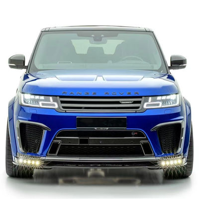 Zastąpienie naprawy Land Rover Body Kit 2017 - 2019 Spoiler Hood Włókna żywicy przedniej wargi