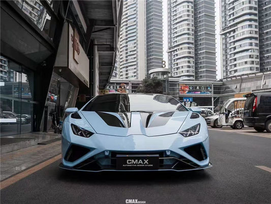 Nowy produkt Zestaw nadwozia z włókna węglowego dla Lamborghini Huracan EVO Huracan EVO Węglowodanowy przedni łopatka dyfuzor spoiler