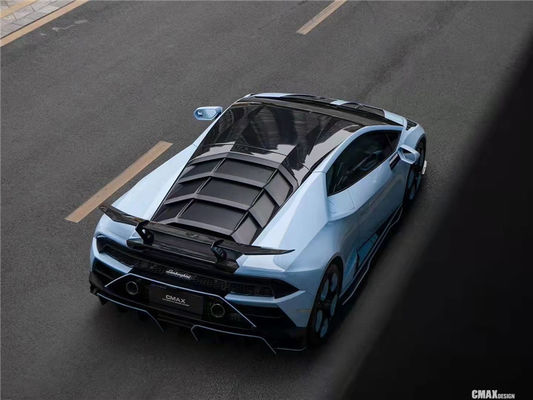 Nowy produkt Zestaw nadwozia z włókna węglowego dla Lamborghini Huracan EVO Huracan EVO Węglowodanowy przedni łopatka dyfuzor spoiler