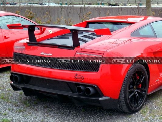 Dla Lamborghini Gallardo LP550 560 570 Spoiler z włókna węglowego Gallardo LP550 560 570 Upgraded SUPER TROFEO Style Spoiler