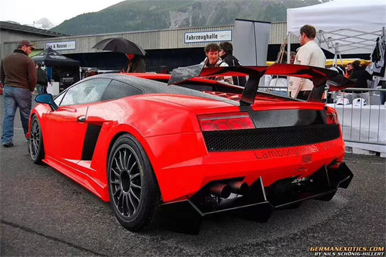 Dla Lamborghini Gallardo LP550 560 570 Spoiler z włókna węglowego Gallardo LP550 560 570 Upgraded SUPER TROFEO Style Spoiler