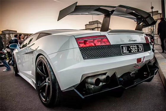 Dla Lamborghini Gallardo LP550 560 570 Spoiler z włókna węglowego Gallardo LP550 560 570 Upgraded SUPER TROFEO Style Spoiler