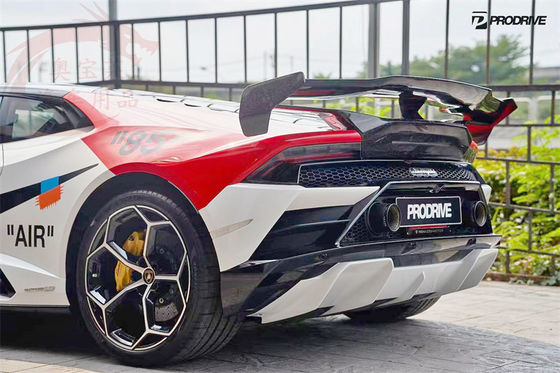 Dla Lamborghini LP580 LP610 Węglowodanowy zestaw nadwozia LP580 LP610 Uaktualniony skrzydło spoiler węglowodanowy
