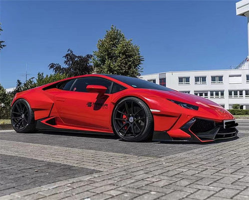 Dla Lamborghini LP580 LP610 Carbon Fiber Widebody Kit LP580 LP610 Zmodernizowany przedni i tylny zderzak widebody