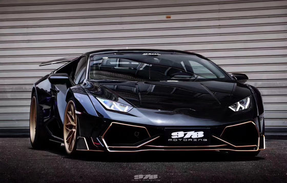 Dla Lamborghini LP580 LP610 Carbon Fiber Widebody Kit LP580 LP610 Zmodernizowany przedni i tylny zderzak widebody