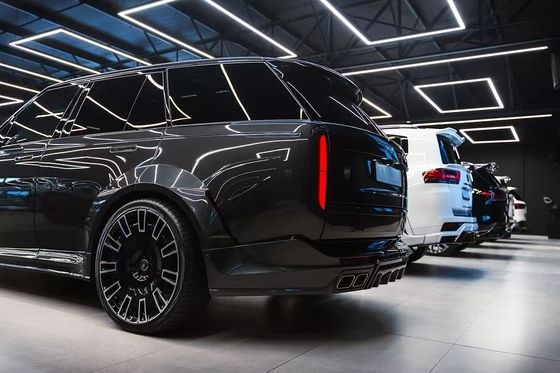 Włókno węglowe Land Rover Body Kit LM Style Universal Rear Bumper Lip Diffuser Spoiler