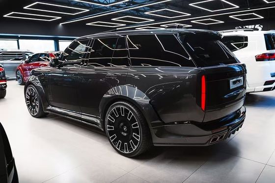 Włókno węglowe Land Rover Body Kit LM Style Universal Rear Bumper Lip Diffuser Spoiler