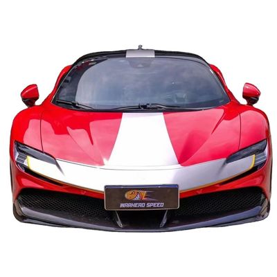 Do Ferrari SF90 Suche Carbon Fiber Body Kit SF90 OEM Style Carbon Fiber Front Lip Diffuser Spoiler Side Skirt