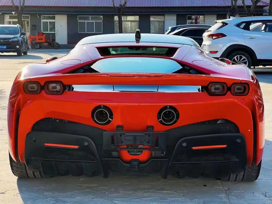 Do Ferrari SF90 Suche Carbon Fiber Body Kit SF90 OEM Style Carbon Fiber Front Lip Diffuser Spoiler Side Skirt