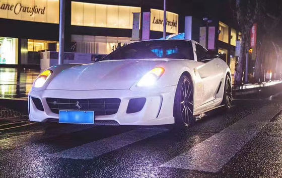 Dla Ferrari 599 Body Kit 599 Modernizowany styl VORS przednia i tylna zderzka boczna spódnica spoiler Carbon Fiber Body Kit