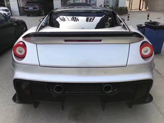 Dla Ferrari 599 Body Kit 599 Modernizowany styl VORS przednia i tylna zderzka boczna spódnica spoiler Carbon Fiber Body Kit