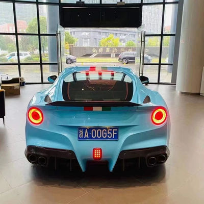 Wysokiej jakości z włókien węglowych F12 Zestaw nadwozia z włókien węglowych dla ferrari F12 Modernizacja DMC Styl przednia łopatka tylny dyfuzor spoiler