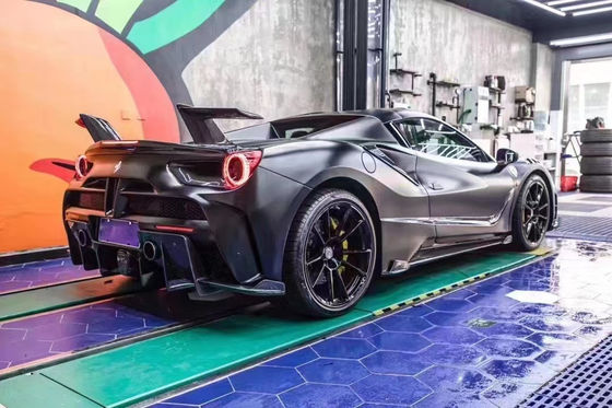 Części samochodowe dla Ferrari 488 Body Kit 488 Modernizowany styl MSY przedni i tylni zderzak spoiler Carbon Fiber Body Kit
