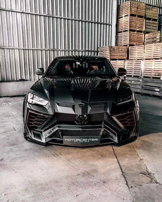 Dla Lamborghini Urus Włókno węglowe Zestaw korpusu Urus Modernizacje w stylu MSY Włókno węglowe przednie i tylne zderzak spoiler Hood