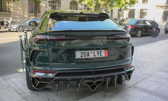 Dla Lamborghini Urus Włókno węglowe Zestaw korpusu Urus Modernizacje w stylu MSY Włókno węglowe przednie i tylne zderzak spoiler Hood