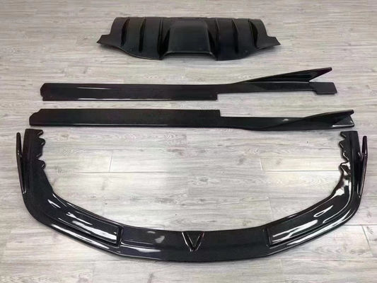 Dla Ferrari 458 Zestaw nadwozia z włókna węglowego 458 Zestaw nadwozia z włókna węglowego przedni dyfuzor warg spoiler bok spódnica