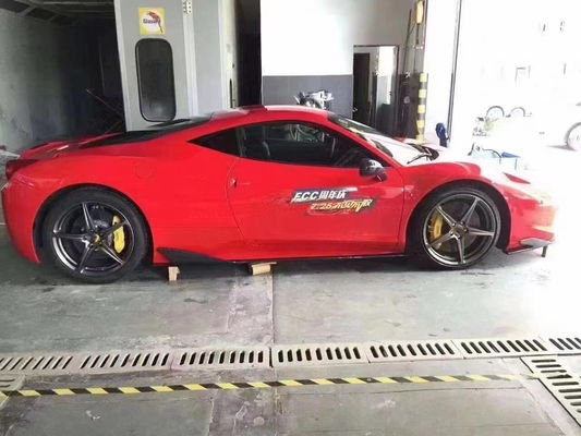 Dla Ferrari 458 Zestaw nadwozia z włókna węglowego 458 Zestaw nadwozia z włókna węglowego przedni dyfuzor warg spoiler bok spódnica