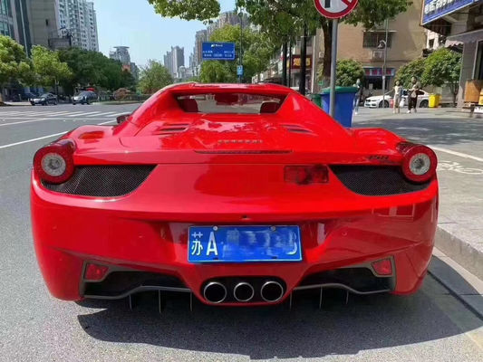 Dla Ferrari 458 Zestaw nadwozia z włókna węglowego 458 Zestaw nadwozia z włókna węglowego przedni dyfuzor warg spoiler bok spódnica