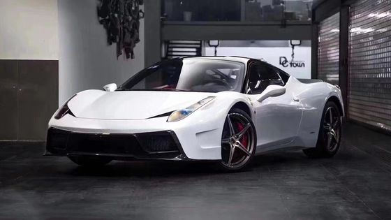 Dla Ferrari 458 Zestaw nadwozia z włókna węglowego 458 Zmodernizowany styl VORS przedni i tylni zderzak spoiler bok spódnica zestaw nadwozia