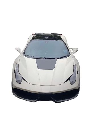 Części samochodowe dla Ferrari 458 Body Kit 458 Modernizowany Misha Style Przód i tylny zderzak Strona spódnica Hood Spoiler Body Kit
