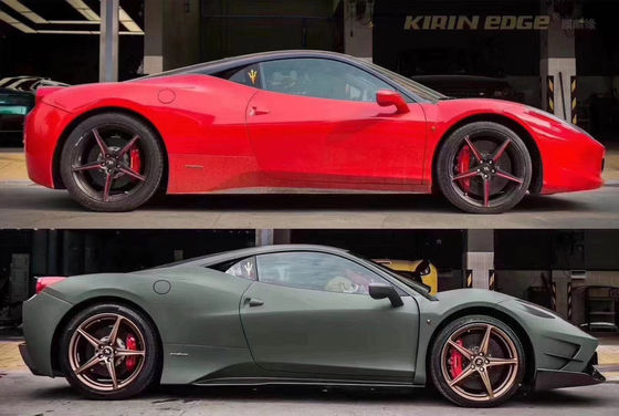 Części samochodowe dla Ferrari 458 Body Kit 458 Modernizowany Misha Style Przód i tylny zderzak Strona spódnica Hood Spoiler Body Kit
