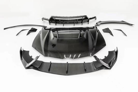Dla Lamborghini Urus Włókno węglowe Zestaw korpusu Urus Zmodernizowany styl VORS Włókno węglowe przednie usta Dyfuzor spoiler Hood z szerokim ciałem
