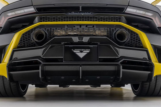 Dla Lamborghini STO Włókno węglowe zestaw nadwozia STO Modernizowany Vors Style Front Lip Diffuser Side Skirt Hood