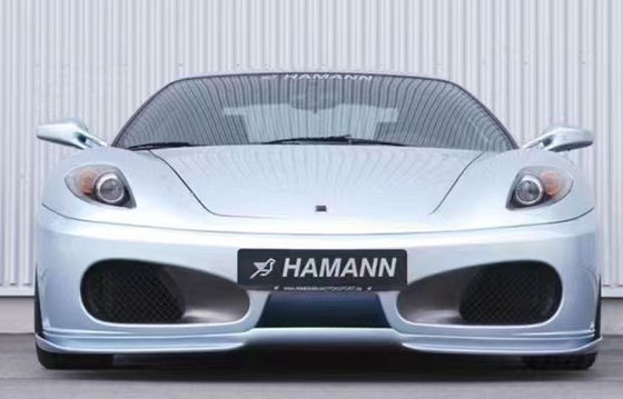 Dla Ferrari F430 Body Kit F430 Modernizowany HAMANN Style Front Łopatka Dyfuzor Spoiler Side Skirt F430 Carbon Fiber Body Kit